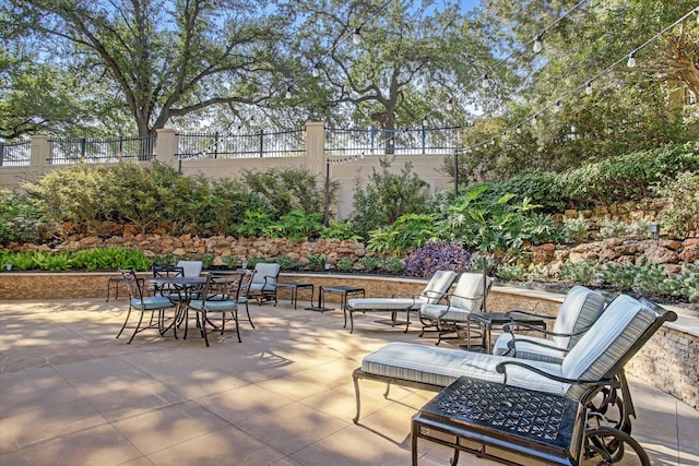 view of patio