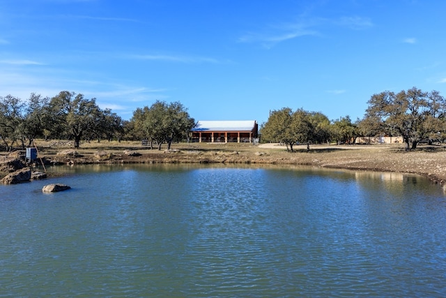 view of water feature