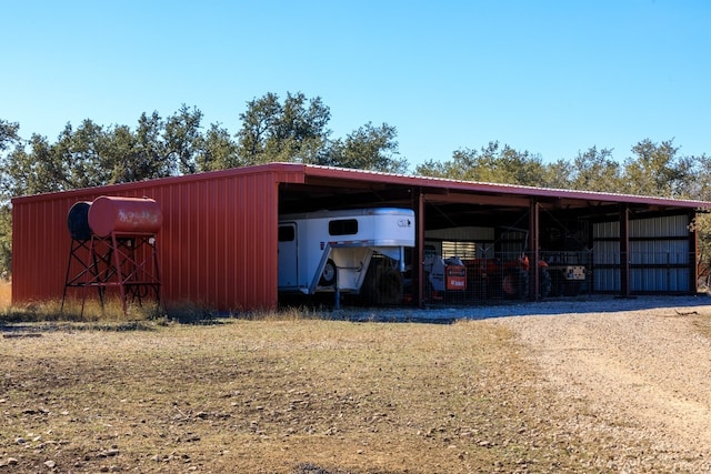 view of outdoor structure