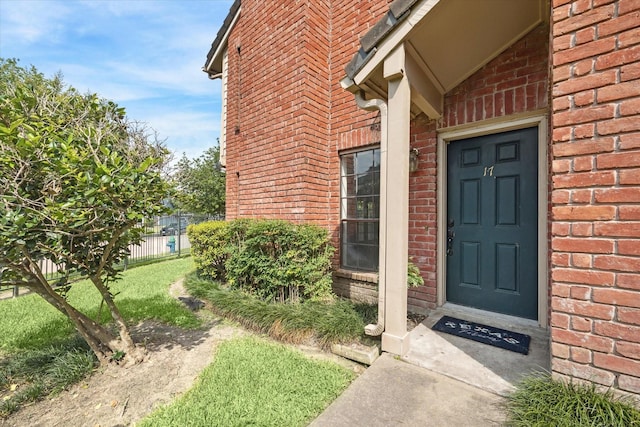 view of property entrance