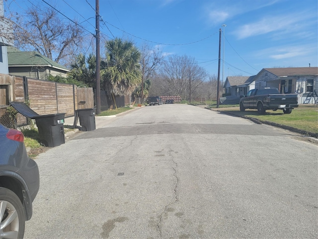 view of street