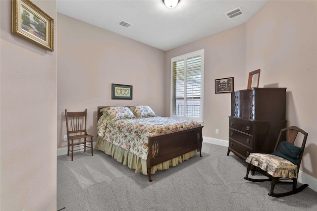 bedroom featuring carpet flooring