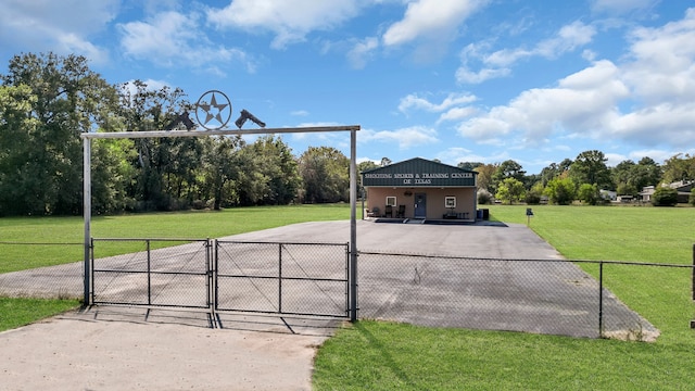 exterior space featuring basketball court