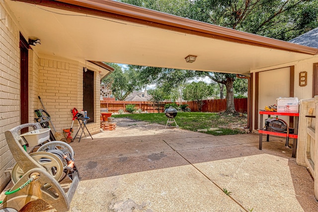 view of patio