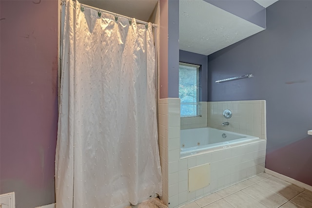 bathroom featuring tile patterned flooring