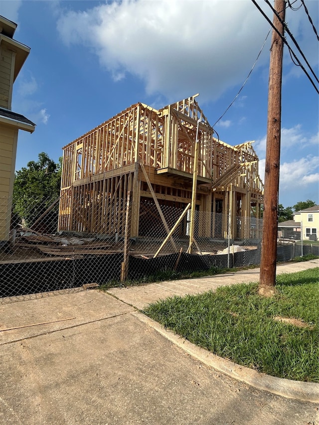 exterior space featuring a deck