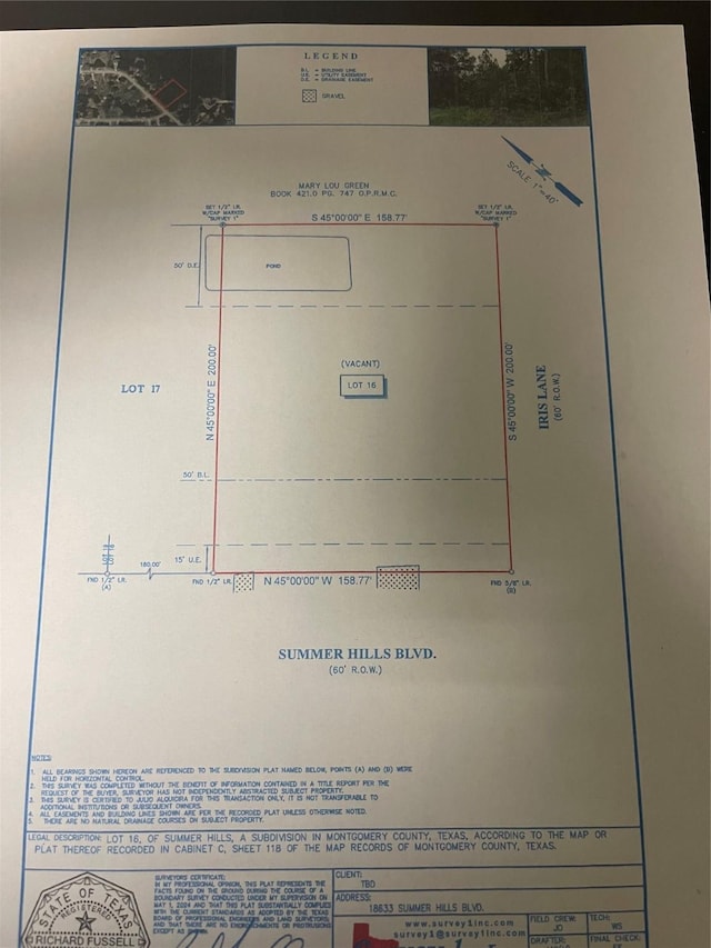 18633 Summer Hills Blvd, Porter TX, 77365 land for sale