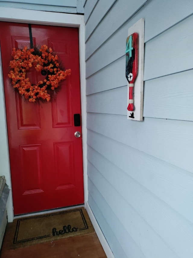 view of entrance to property