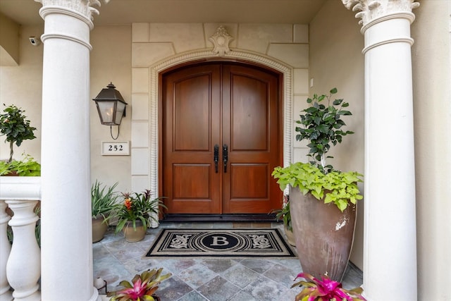 view of entrance to property