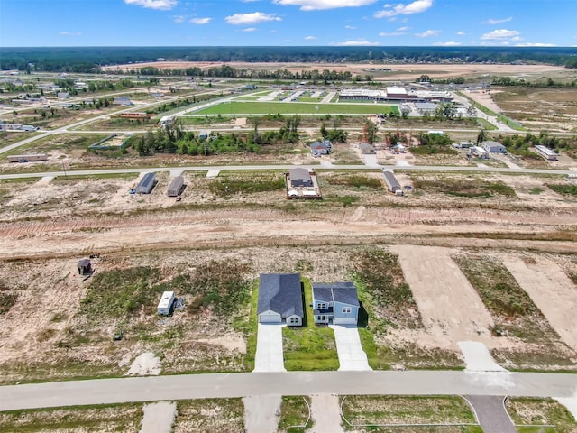 bird's eye view featuring a rural view