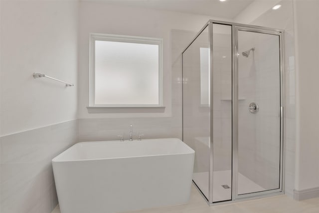 13318 Pine Lake Bnd, Tomball, TX 77375 - bathroom featuring independent shower and bath