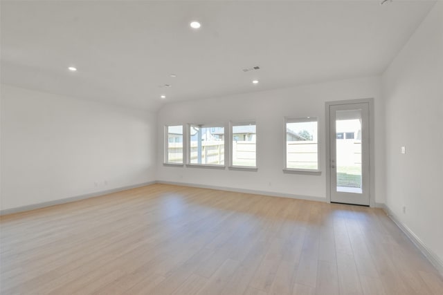 13318 Pine Lake Bnd, Tomball, TX 77375 - spare room with light hardwood / wood-style floors