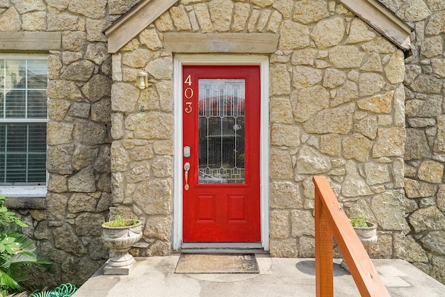 view of property entrance