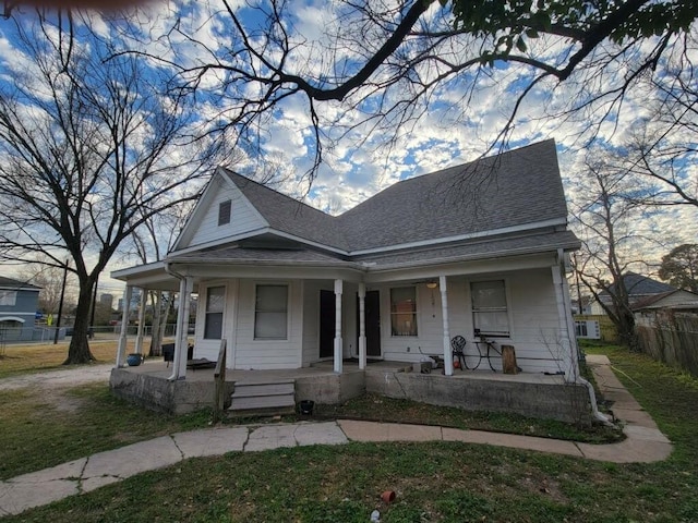 bungalow-style house with a porch