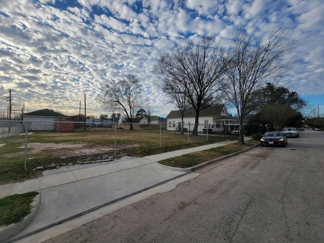 view of road