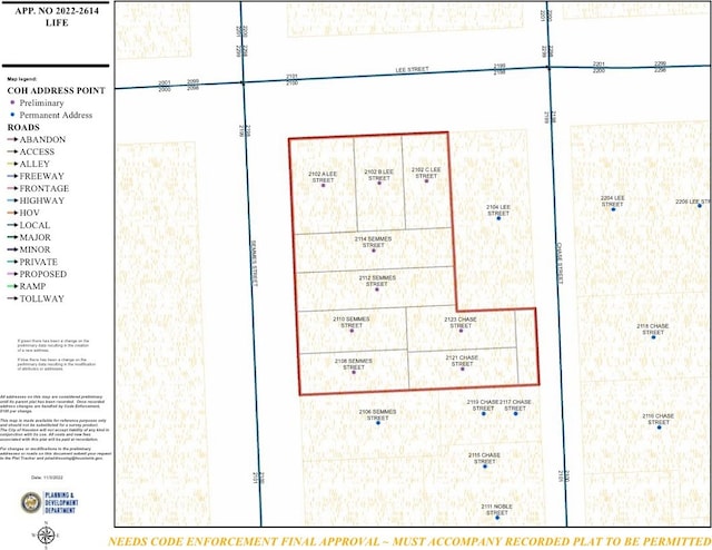 2102 Lee St, Houston TX, 77026 land for sale