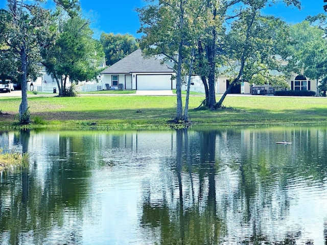 view of water feature