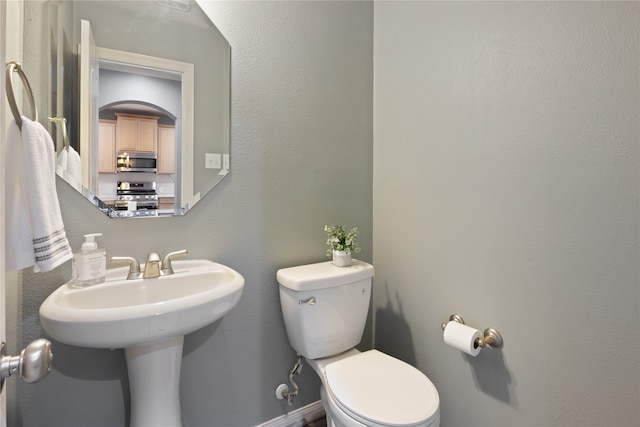 bathroom with toilet