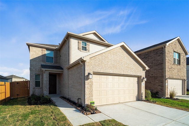 front of property featuring a front lawn