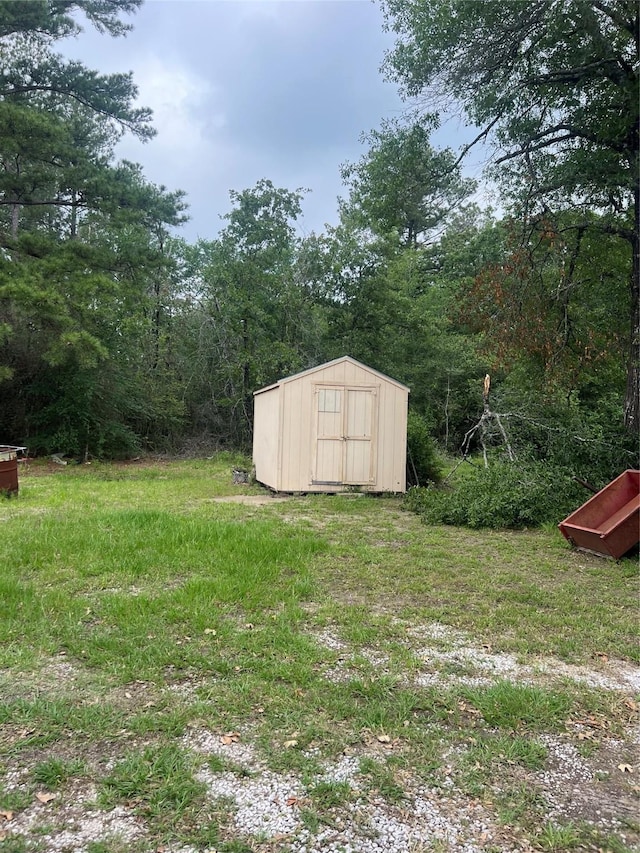 view of outdoor structure