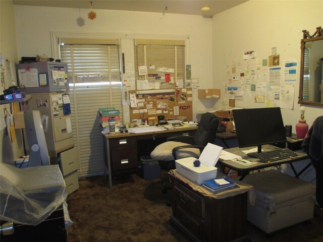 606 E Humble St, Baytown, TX 77520 - office area with a workshop area and carpet