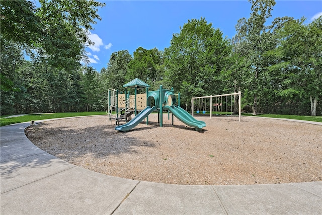 view of jungle gym