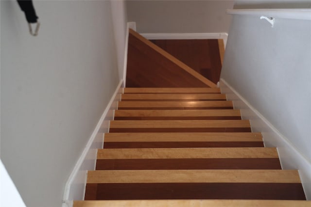 view of stairs
