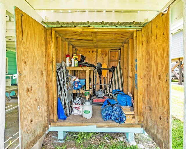 1214 County Road 201, Sargent, TX 77414 - view of storage room