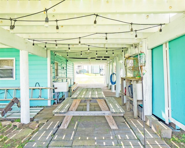 1214 County Road 201, Sargent, TX 77414 - view of garage