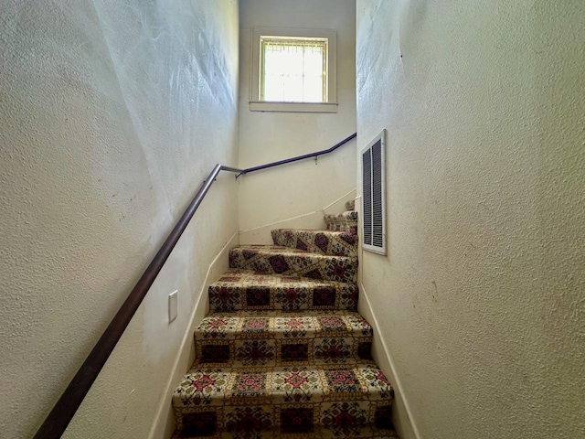 view of stairs