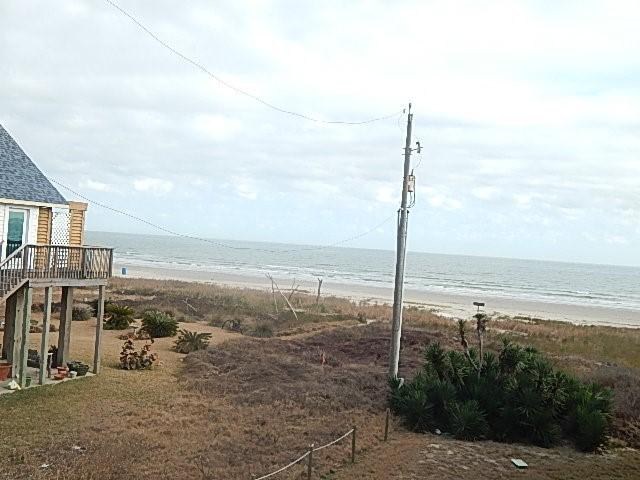 water view with a view of the beach