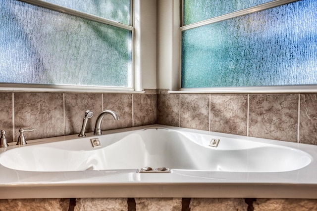 bathroom with a bathtub