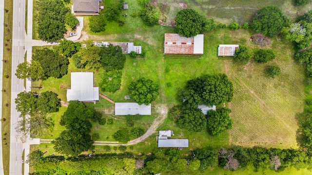 aerial view featuring a rural view