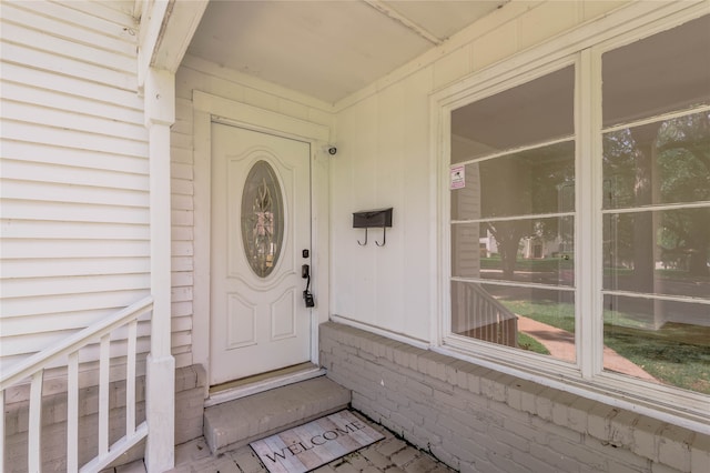 view of property entrance