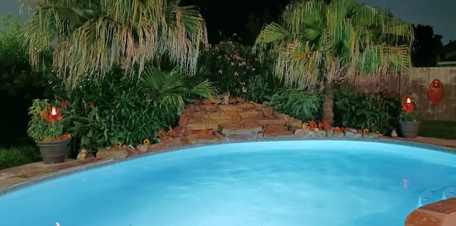 view of pool