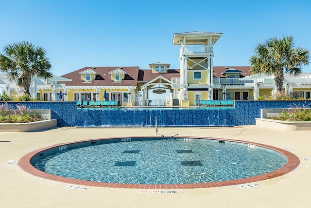 view of pool