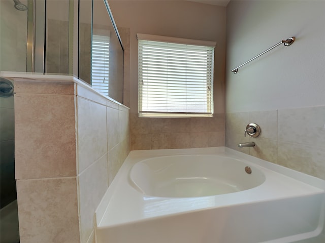 bathroom featuring a bathing tub