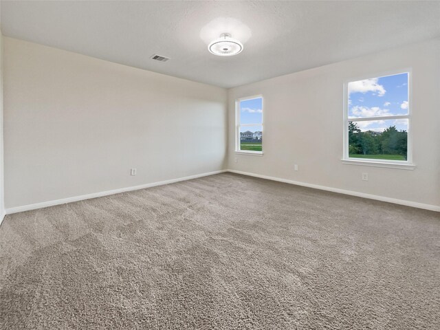 unfurnished room with carpet flooring