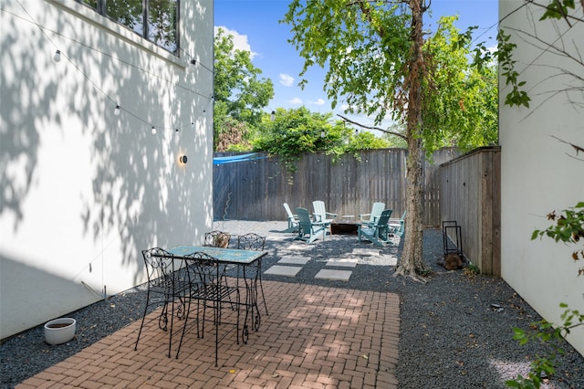 view of patio