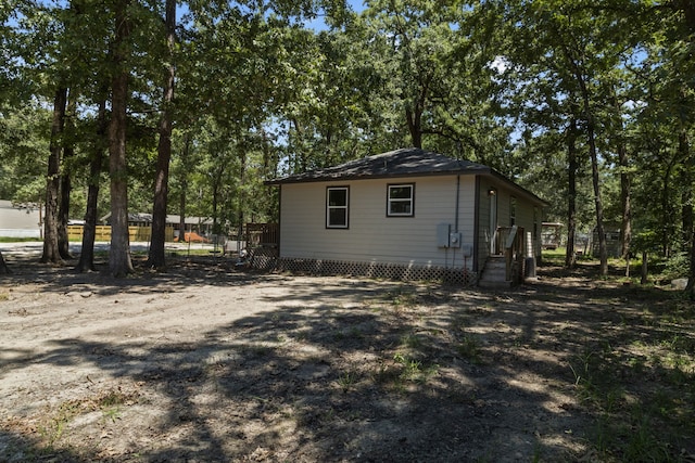 view of property exterior