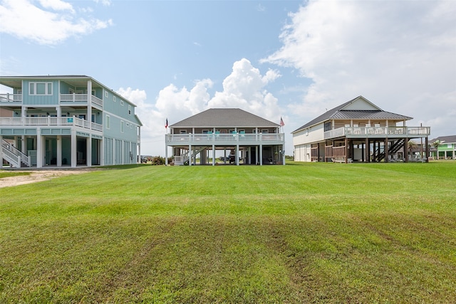 view of community with a lawn