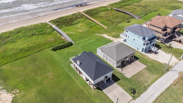 bird's eye view featuring a rural view