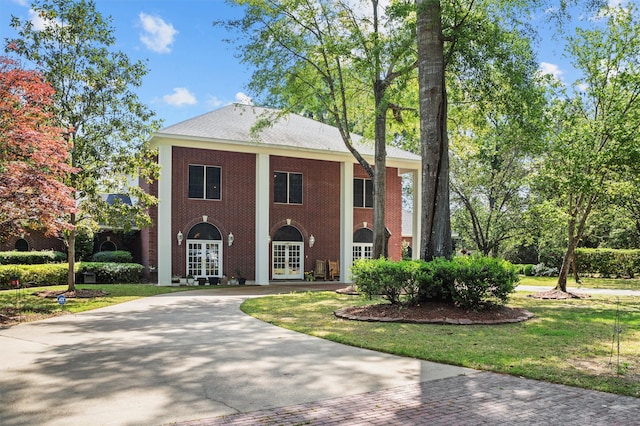 view of front of house featuring french doors