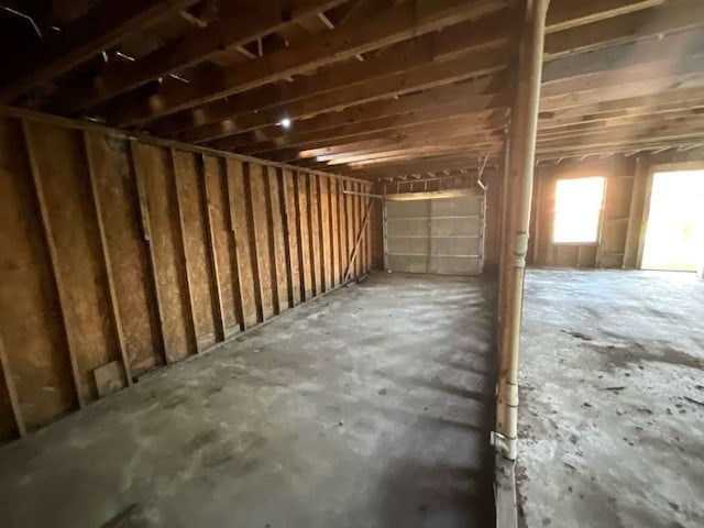 miscellaneous room featuring concrete flooring