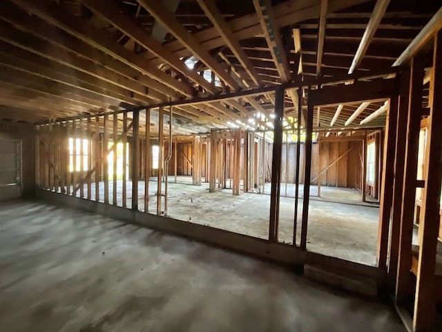 miscellaneous room featuring concrete flooring