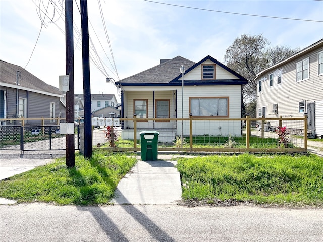 view of bungalow-style home