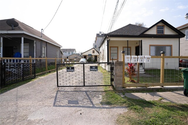 view of bungalow