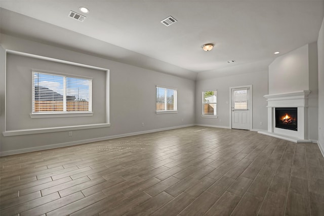 view of unfurnished living room