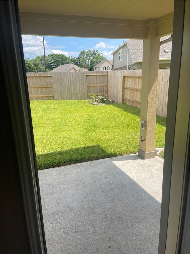 exterior space with a patio area