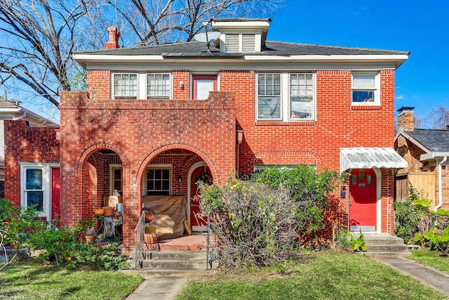 view of front of home